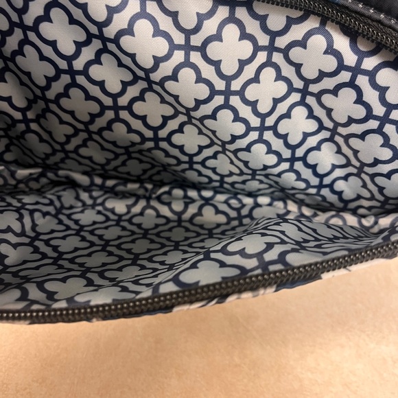 Lug Bag - Floral Black and White Hippy Crossbody Bag - Picture 7 of 10